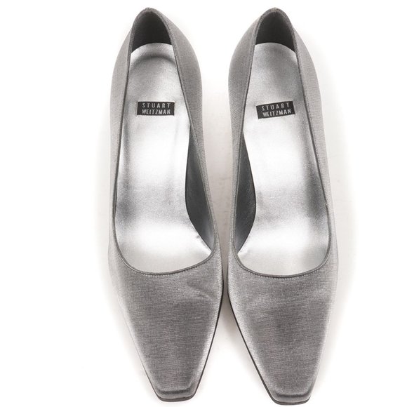 Brand New Stuart Weitzman Platinum Silver Shoes - Picture 5 of 5